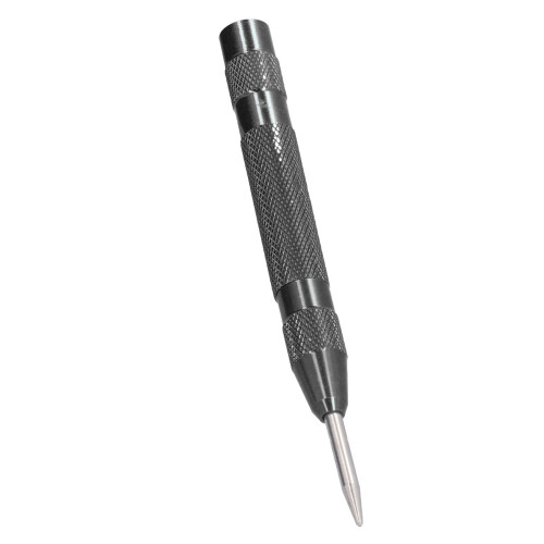Adjustable Automatic Center Punch Tool with Removable Tip - Black 2