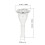 Solid Brass Tuba Mouthpiece Silver Plated 99mm 47mm Diameter 2