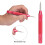 Automatic Center Punch 130mm Hardened Steel Adjustable Force Red 4