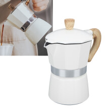 Aluminium 150ml Herdkocher Moka Kaffeekanne für Zuhause, 3 Tassen