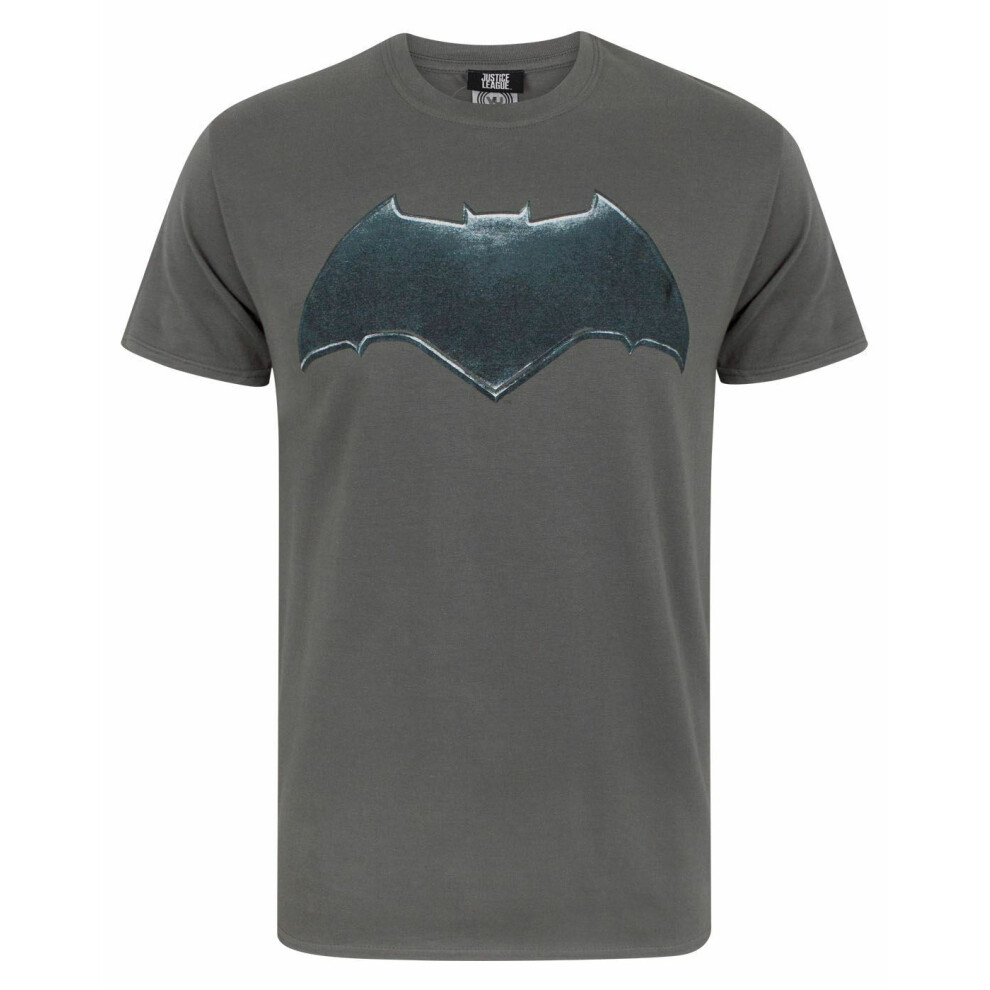 New Dc Comics Men's Short Sleeved T-Shirt ( ) Grey