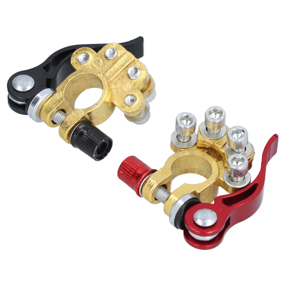 Copper 13Pcs Battery Terminal Kit With 4-Way Connectors And Clamp 9391377434477