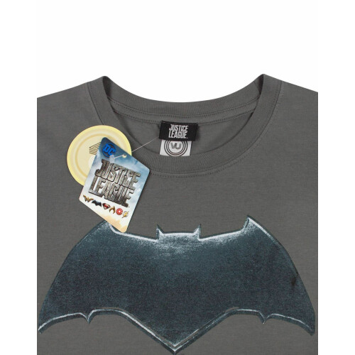 DC Comics DC Comics Batman Short Sleeved T-Shirt (Mens Grey) 2