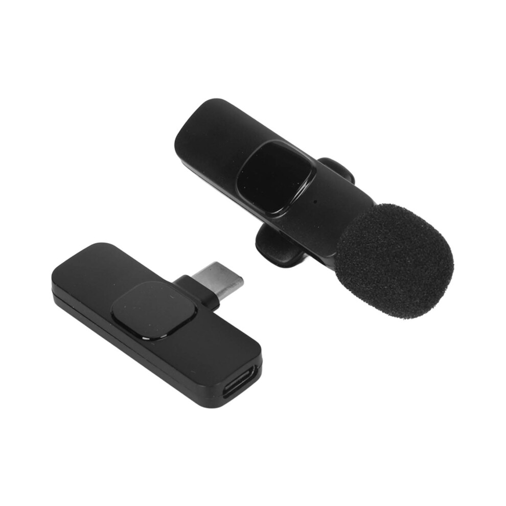 Wireless Lavalier Microphone 2.4Ghz Noise Canceling Usb-C Rechargeable 4051377434499