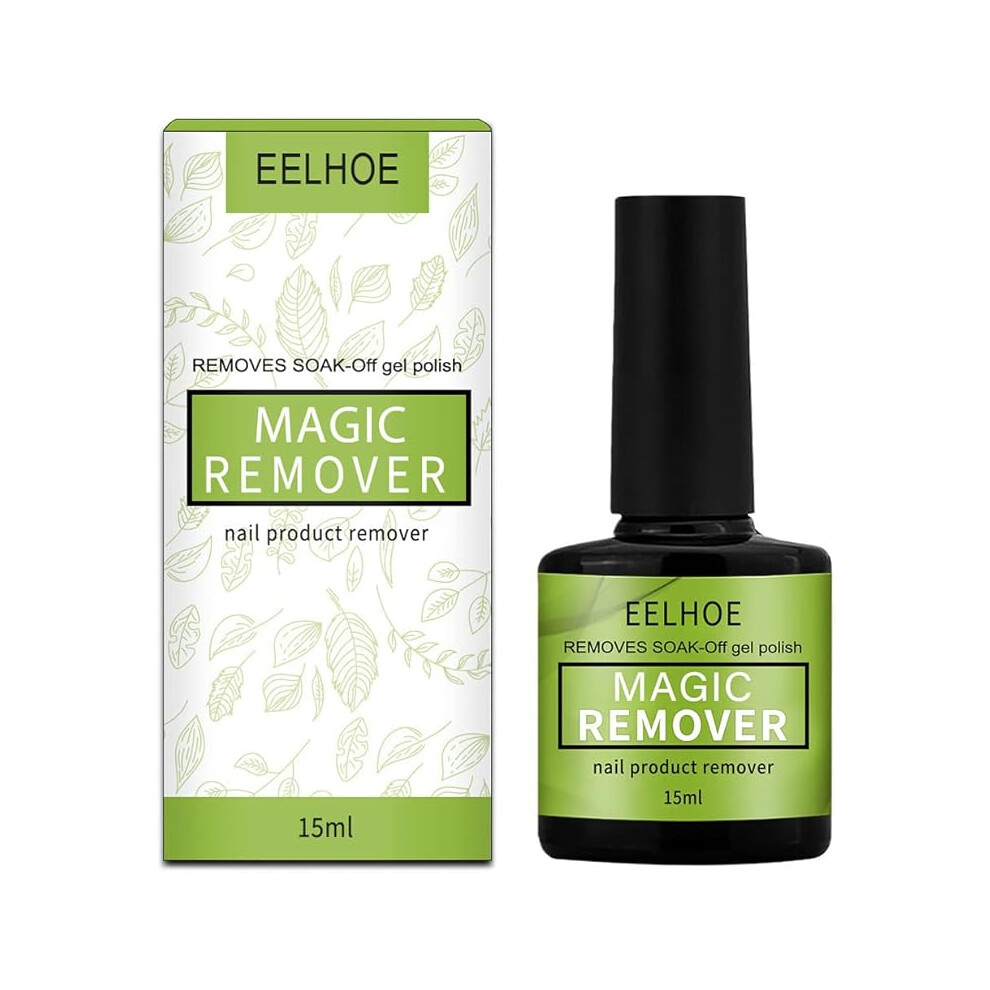 Light Easy Removal Nail Polish Remover Gel, Magic Nail Cleaner With Bursting Technology For Acrylic Nails And Natural Nails, Smell Formula That Does