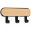 Wooden Hooks Rustic Wall Hooks Coat Racks And Hangers Black Three Rows Durable Bathroom Modern Decor 1