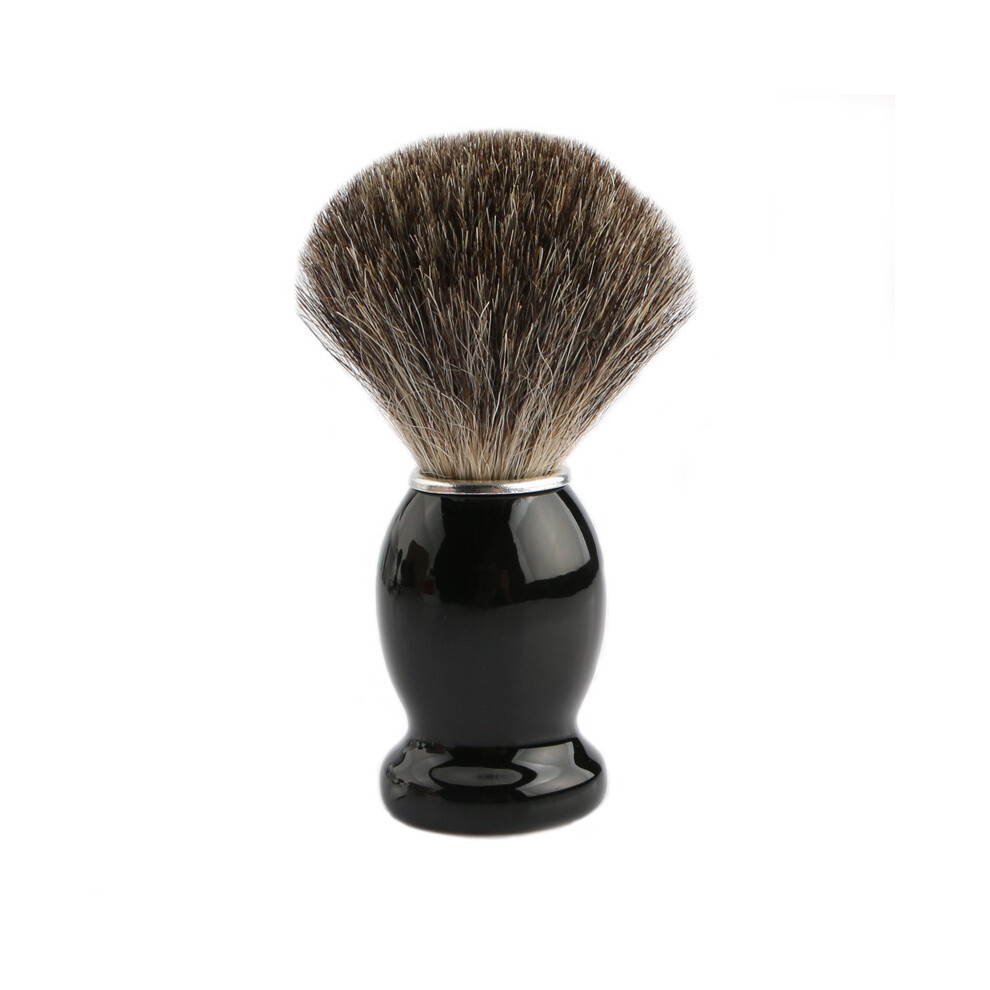 Men's Shaving Brush, Stainless Steel Base With 100% Badger Hair Bristles For A Smooth And Plush Shave Experience For Halloween Parties For Nightclubs