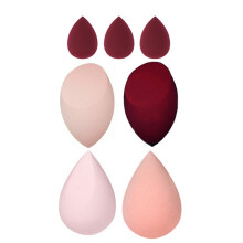 Vegane und tierversuchsfreie Make-up-Schwämmchen, einfach anzuwendender und zu reinigender Beauty-Blender zum Verblenden von Concealer, makelloser