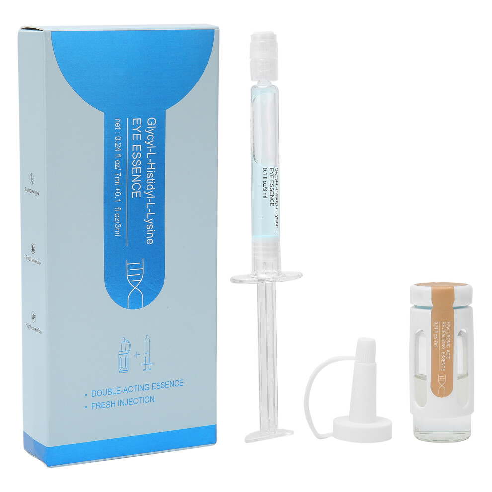 Hyaluronic Acid Face Serum 3% Ultra Hydrating Anti Aging Formula, Deep Penetration Repair Nutrient Absorption Enhancement Fade Fine Lines Improve Eye