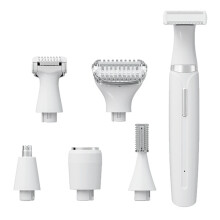 Advanced Blade Technology Grooming Tool, Personal Shaver Kit with Facial Cleansing Brush, Adjustable Trimming Angle, Smooth Touchable Skin for Women