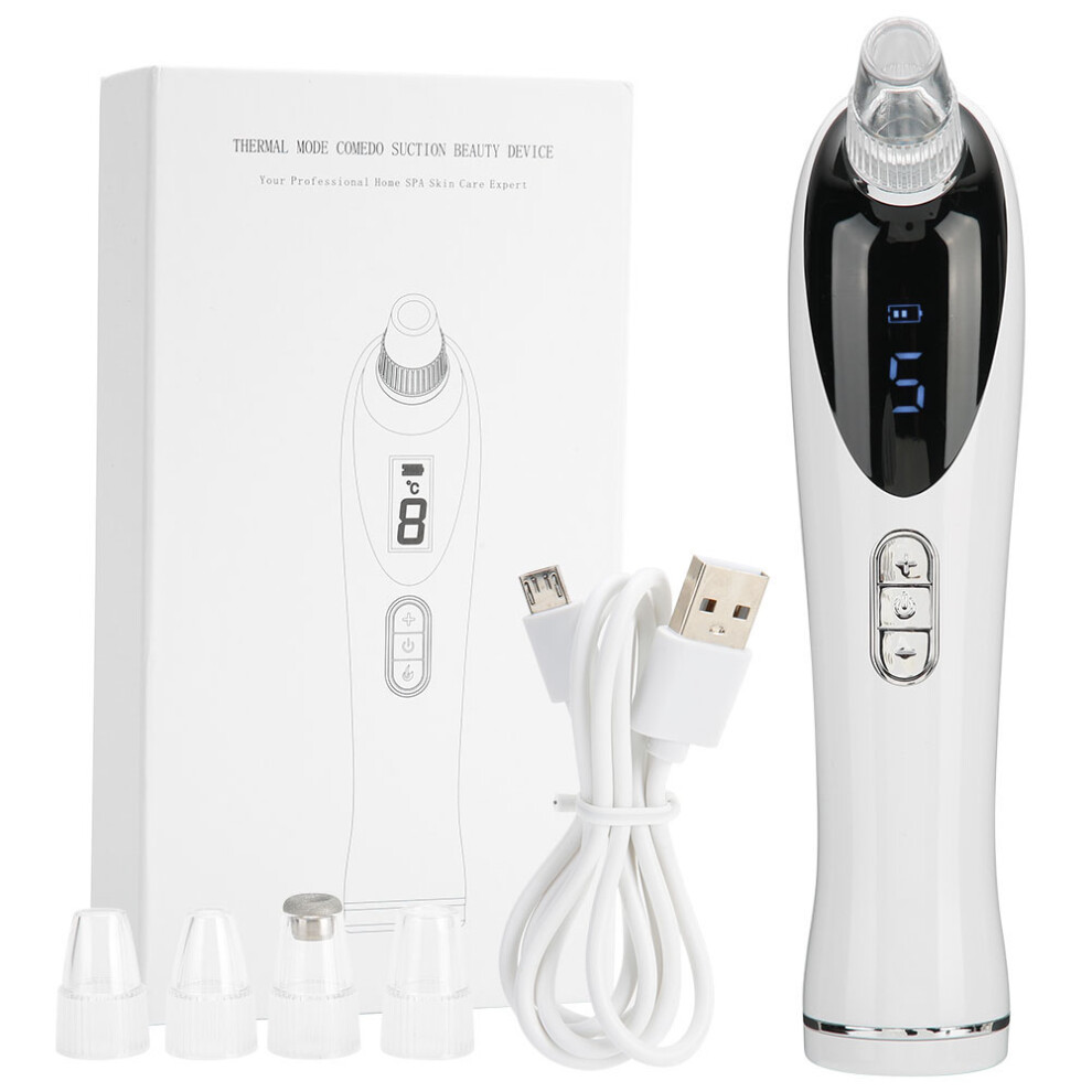 Facial Pore Vacuum Blackhead Extractor Tool, USB Rechargeable Blackhead Remover Vacuum With Deep Facial Cleansing Technology Adjustable Suction Power
