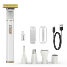 Compagnon de beauté complet, épilateur multifonctionnel pour les jambes, le maillot et les aisselles, utilisation sur peau sèche ou humide,