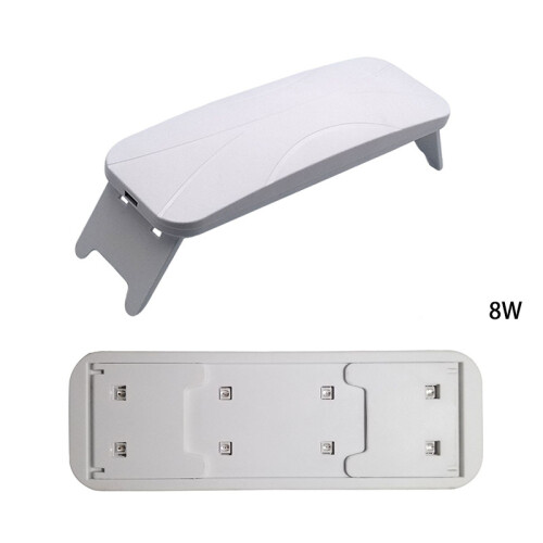 Φορητό φως τζελ, διπλή πηγή φωτός UV LED λάμπα νυχιών με γρήγορη και χαμηλή 2