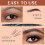 Στυλό φρυδιών Microblading, Στυλό φρυδιών διπλής όψης με 4 άκρες πιρουνιού και πινέλο 3