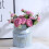Vintage Βάζο Shabby Chic, Petite Size Ρουστίκ Βάζο Γαλατιέρας για Αποξηραμένα ή Τεχνητά 5