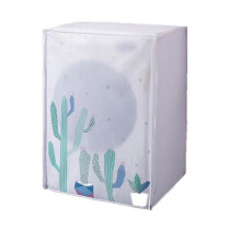 Waterproof Washing Machine Cover 2pcs Universal Fit Indoor Outdoor Protector 60x56x83cm White