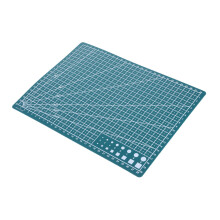 Double Sided Self Healing Cutting Mat with Grid Lines for Sewing Quilting and Craft A4 Green