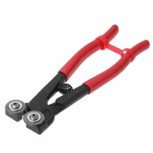 Steel Glass Cutter Pliers for Ceramic Mosaic Nippers with Round Nose and Cutting Wheel Tool Accessory for Precision Cutting