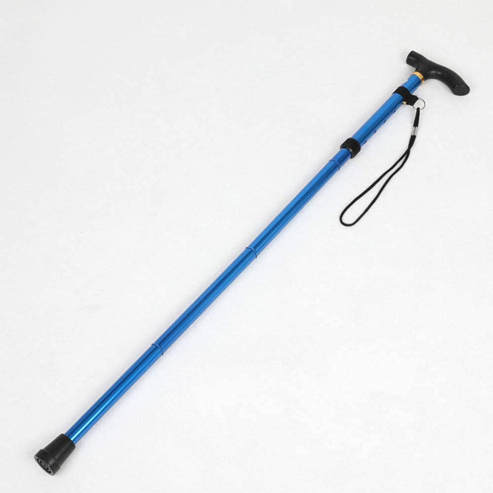 Adjustable Folding Walking Cane for Seniors with Ergonomic Grip, Lightweight Aluminum Mobility Aid