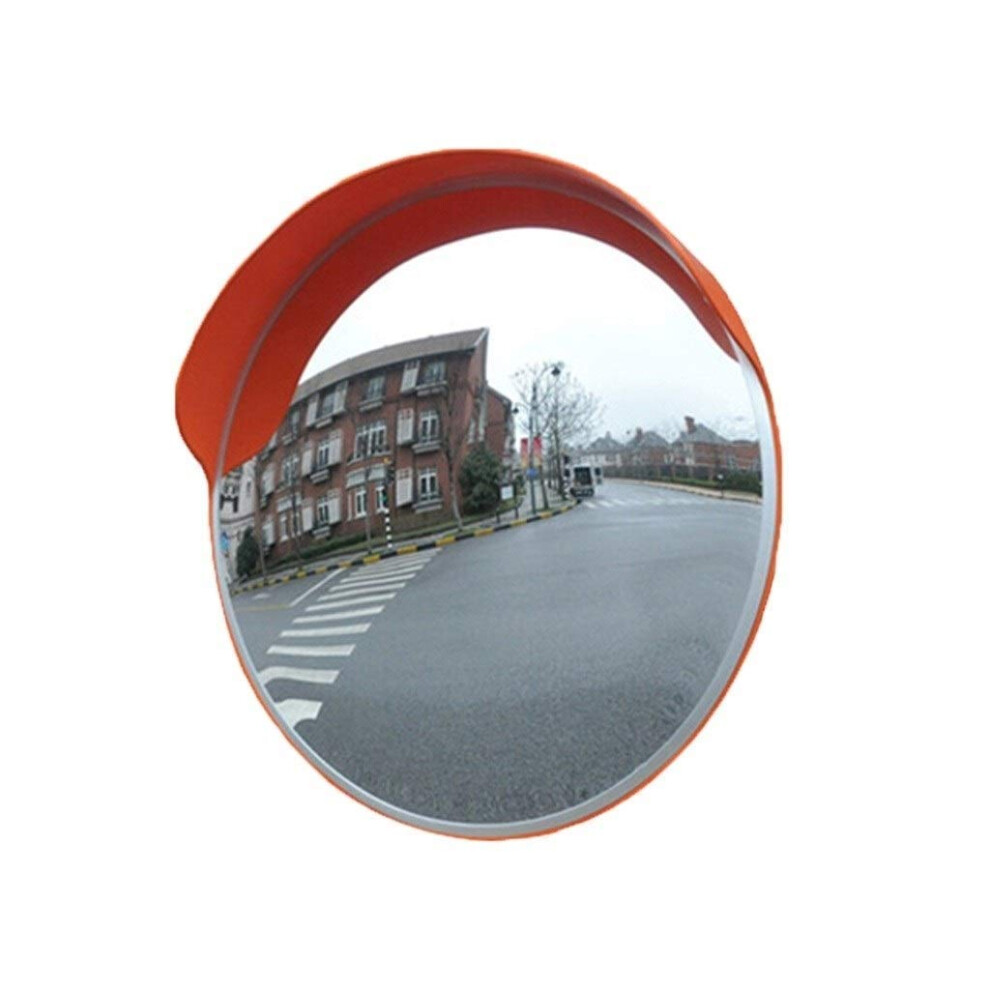 30Cm Convex Security Mirror Wideangle Adjustable Scratchresistant For Garage And Driveway Red 9382693576750