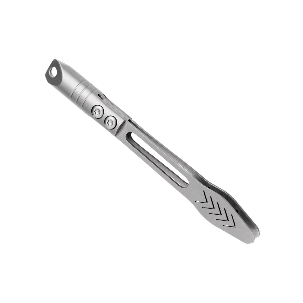 Precision Tweezers with Medical Grade Polished Tip for Electronics  and Waterproof Camping Keychain