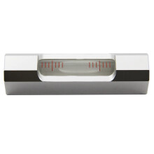0.02mm High Precision Horizontal Bubble Level Tool - Small Aluminum Builder Level in Silver Color