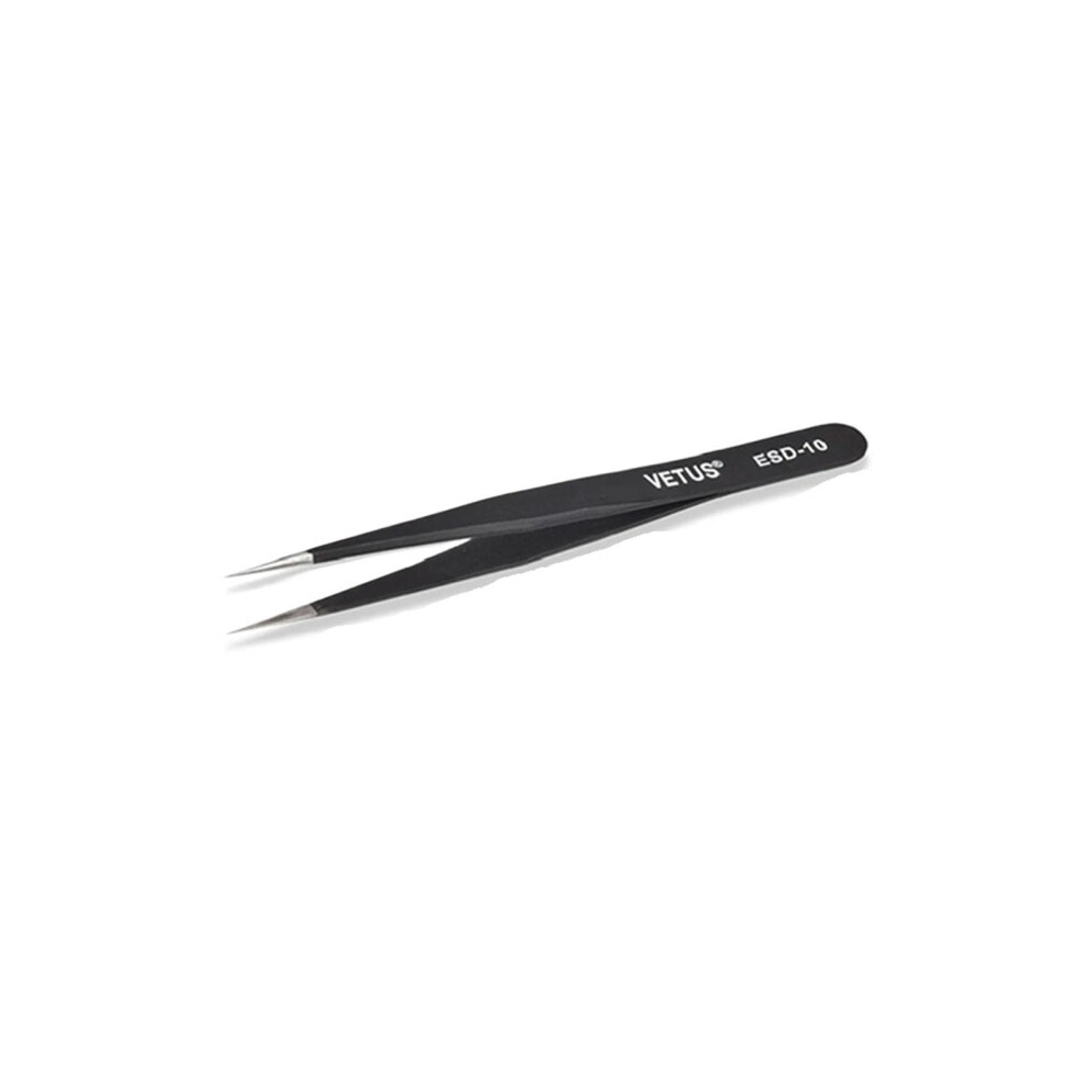 Precision Stainless Steel Antistatic Esd Tweezers Set Hrc40 For Electronics And Lab Use 9382693571243