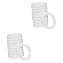 20pcs Foam Craft Circles White Polystyrene Balls DIY Lightweight Custom Decoration Shapes
