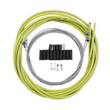 Bike Brake Cables Universal MTB Brake Shift Cable and Housing Set for Road Bikes 1 Set Green Durable Wire Tube Hose