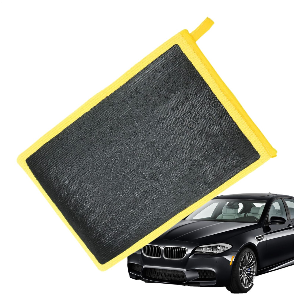 Car Cleaning Glove Clay Mitt Reusable Paintsafe Brake Dust Removal For Rim Care Yellow 9187378581599