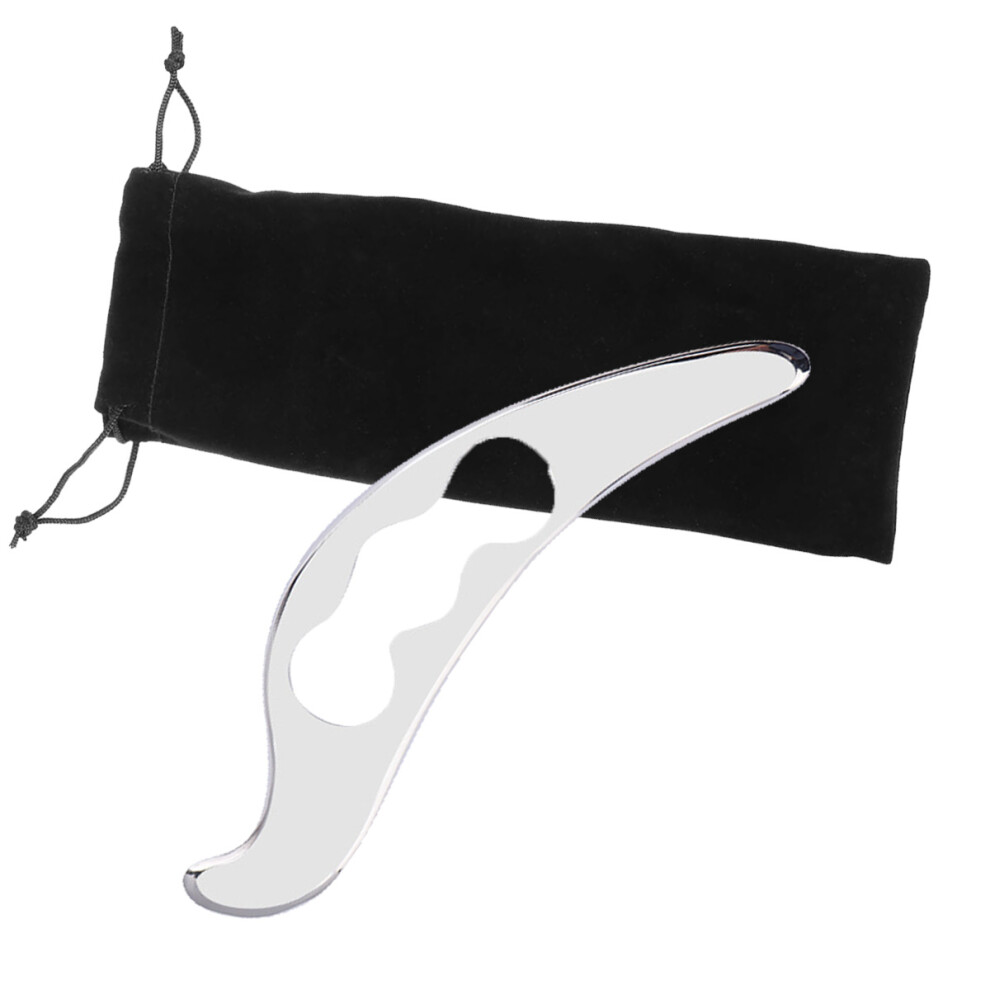 Soft Tissue Scraping Muscle Scraper Tool for Myofascial Release and Physical Therapy Tool, Stainless Steel Guasha Massage Tool with Ergonomic S-Shape