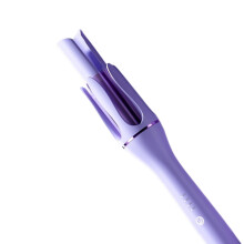 Fer à friser automatique à revêtement céramique et huile essentielle, fer à friser rotatif avec quatre niveaux de température et chauffe