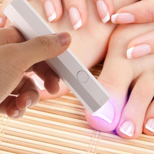 Λάμπα νυχιών LED για τζελ βερνίκι, επαναφορτιζόμενη φορητή λάμπα UV με ελαφρύ και 1