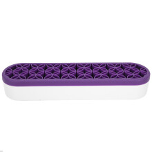 Organisateur de beauté élégant, solution de rangement de maquillage de bureau multifonctionnelle avec poignée robuste, pour cosmétiques et