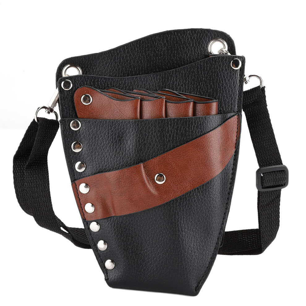 Comb Holder Stylish Hairdressing Tool Bag Barber Scissors Pouch Waist Bag Multi Functional Bag Reasonable Layout Large Storage Space Durable Material
