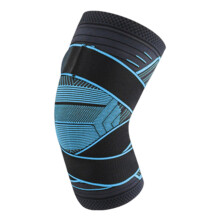 Ginocchiera in tessuto compressivo traspirante, design ergonomico con impugnatura antiscivolo, supporto per ginocchio per il recupero da infortuni,