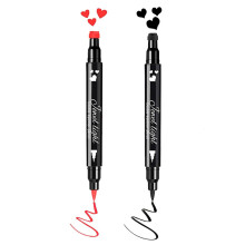 Σφραγίδα υγρού eyeliner 2σε1, Eyeliner που δεν μουτζουρώνει με έντονη γραφή, Εργαλείο