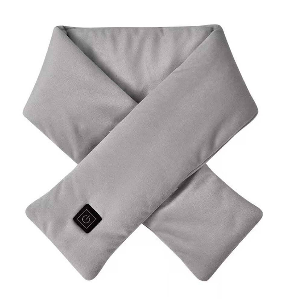 Neck Pain Relief Heated Scarf, Portable Heating Pad with 3 Heating Levels, Rechargeable Graphene Heating Technology for Family Cold Weather Comfort