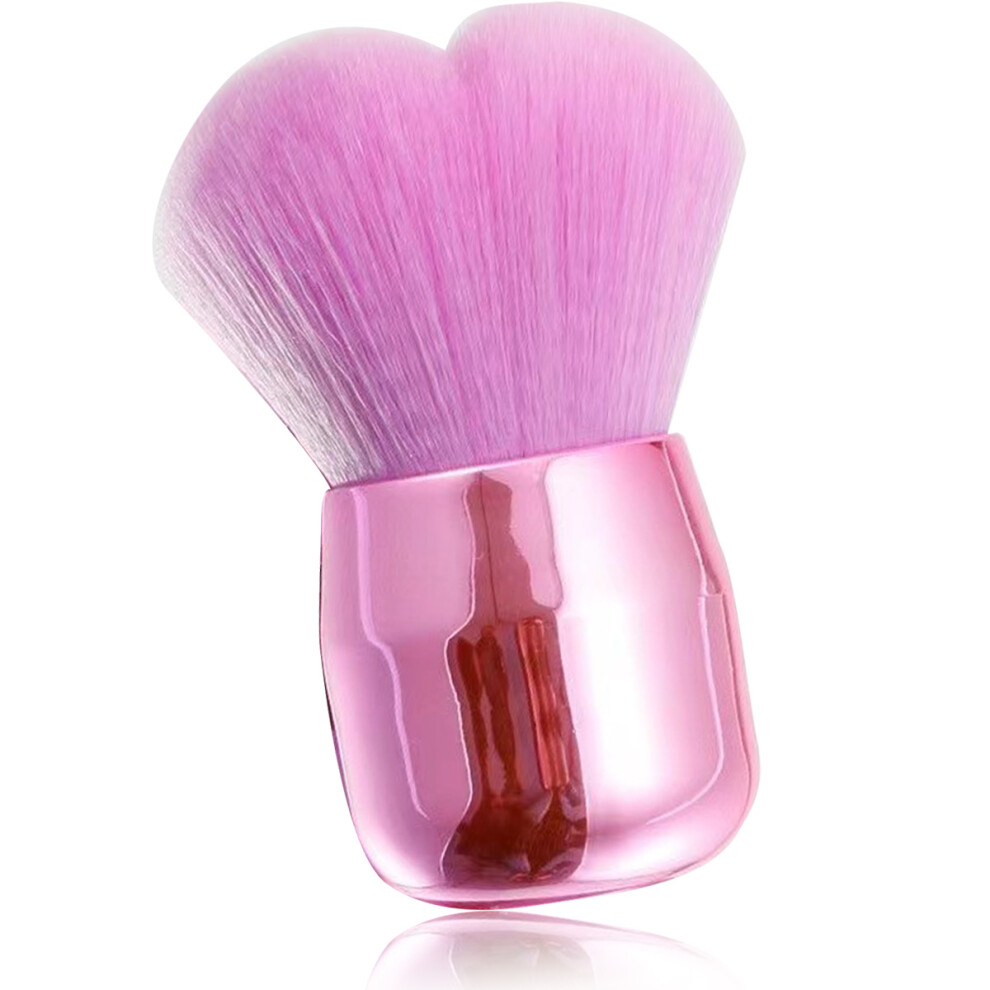 Multi-Purpose Makeup Brush, Mushroom Shape Makeup Lightweight Portable with Compact Travel-Ready Design, Easy to Clean Soft Synthetic Bristles for Bl