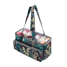 Portable Yarn Storage Tote Bag With Handle Knitting Tool Organizer For Crochet Hooks Accessories Lightweight Yarn Carrier For Travel Home