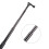 Mini bastone per selfie da 9 pollici nero compatto per action cam e smartphone 4