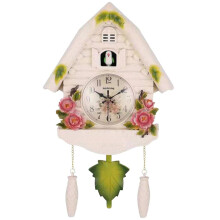 Wall Clock Traditional Chalet Style German Cuckoo Clock For Indoor Use Kitchen Office Bedroom Kids
