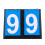 Scoring Board Scoreboard Portable Scorekeeper Flip Table  TwoSided 1