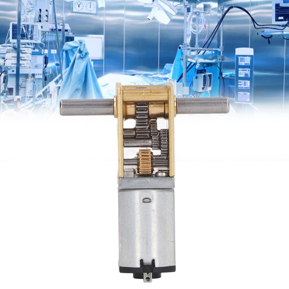 Dc6v 190Rpm Gear Motor With Dual Shaft And Worm Reducer For Intelligent Car 3281377446050