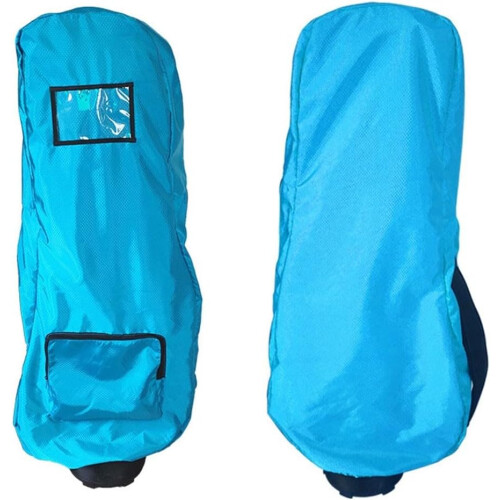 Waterproof Covering Solution For Golf Bag Compact Travel Friendly Orange Universal Fit 2