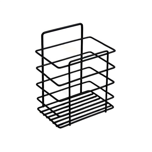 Wall Wire Baskets, Metal Wire Bin Rack, Adhesive Toilet Paper Basket, Rectangular Wall Organizer, Home Kitchen Bath