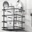 Wall Wire Baskets, Metal Wire Bin Rack, Adhesive Toilet Paper Basket, Rectangular Wall Organizer, Home Kitchen Bath 4