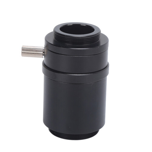 1X C Mount Microscope Camera Adapter for Trinocular Stereo, Alloy 1