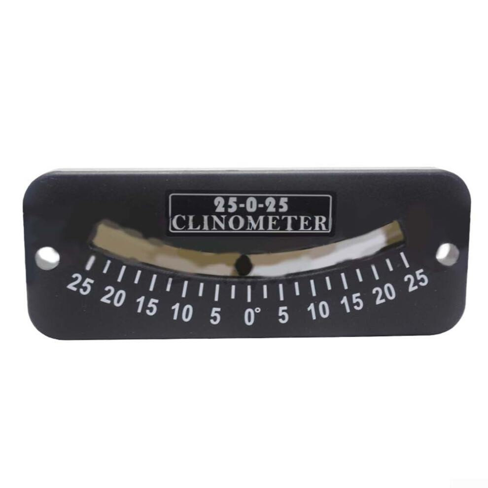Precision Marine Inclinometer For Boat Angle Measurement, Durable Abs Black Finish 9187378582534