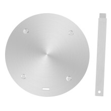Induction Cooktop Adapter Plate Stainless Steel Heat Diffuser with Safe Long Handle for Stove